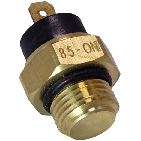 Motor de metal Sensor de temperatura del refrigerante enfriador temperatura del agua Interruptor de ventilador térmico para BN600 TNT600 STELS600 Motor de motocicleta refrigerante