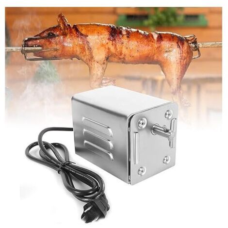 Motor de parrilla giratoria, motor eléctrico, conjunto de parrilla de acero inoxidable, carga nominal 50-70 kgF (220 V)