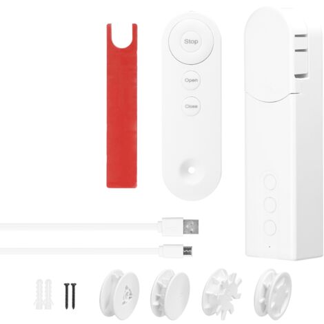 Motor de Rideau Intelligent Tuya ZigBee avec Contrôle de Température et Timer pour Blinds à Roulement Électrique