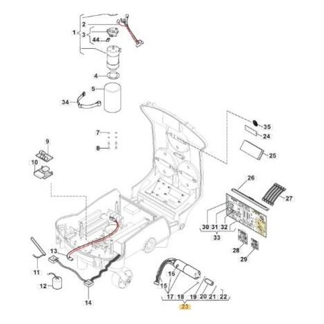 MOTOR DE RUEDA ORIGINAL STIGA - 1126-1354-02