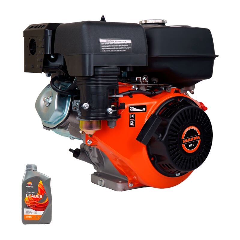 

Motor Gasolina 4 Tiempos 270CC 9 CV Arranque Manual + Aceite