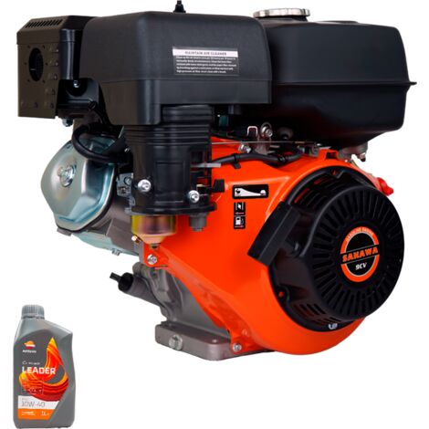 Motor Gasolina 4 Tiempos 270CC 9 CV Arranque Manual + Aceite
