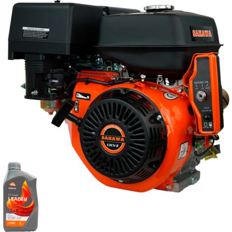 Motor Gasolina 4 Tiempos 390CC 13 CV Arranque Eléctrico + Aceite