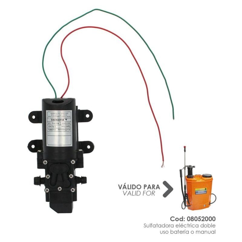

Wolfpack - Motor para sulfatadora 08052000 sulfatadora electrica a bateria 12 v / 8 amperios