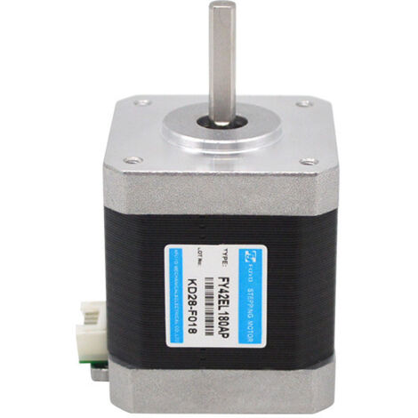 Motor paso a paso de 2 fases, 24 V/1,5 A, Nema 17, motor paso a paso de 2 fases, 0,4 NM, 1,8°, accesorios para motor paso a paso de control industrial, motor paso a paso