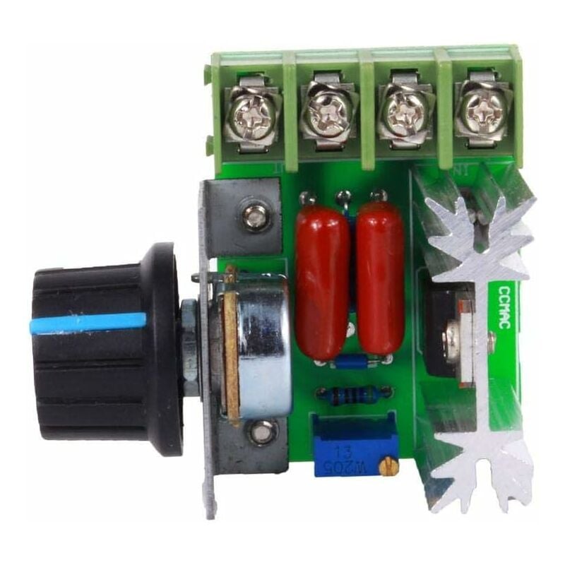 GDRHVFD Motor Speed Controller, AC 50-220V 2000W 25A AC Motor Speed Control Module Speed Controller Adjustable Voltage Regulator