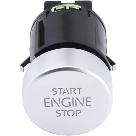 Motor-Start-Stopp-Taste, Motor-Start-Stopp-Druckknopfschalter, schlüsselloser Autoschalter, kompatibel mit 2008–2016 Sharan 5N0959839 5N0 959 839