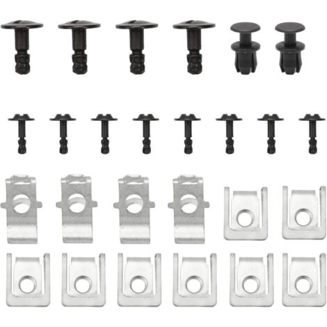 Motorabdeckungs-Schraubensatz – Reparaturclips – Motorschutz – Befestigungsclip – Motorabdeckung – Blechmutter – Befestigungsschrauben für A4 B8