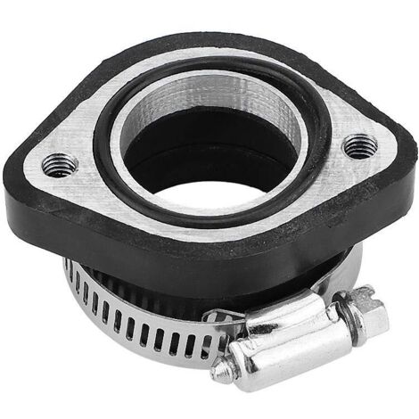Motorcycle Carburetor Intake Manifold,Carburetor Primer Gasket Rubber Carb Adapter for VM24 28mm Inner Dia