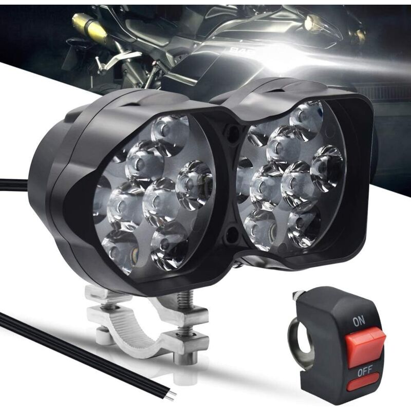 Image of Motorcycle Driving Lights 3000LM Super Bright&hellip;