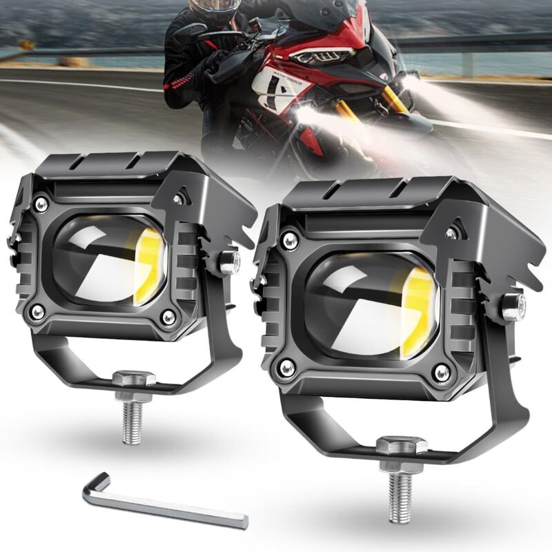 Image of Motorcycle Fog Lights, Auxiliary Motorcycle Driving&hellip;