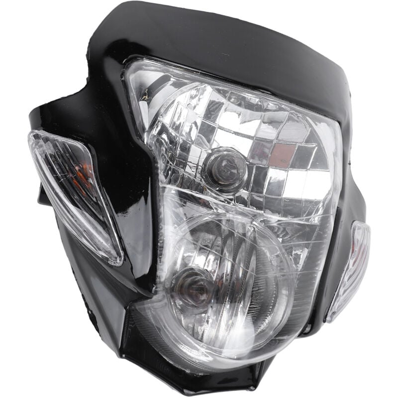 Zoternen - Motorcycle Headlight Skull Cover plus large Vision Vision Protection légère Protection du phare