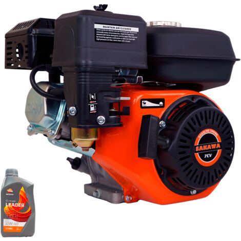 Motore 4 volte 208cc 7cv 19 mm + olio