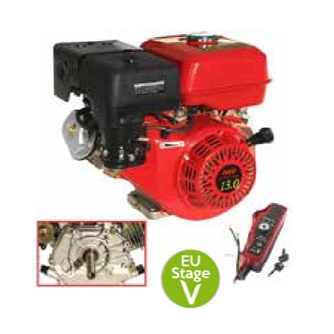 MOTORE BENZINA completo LAUNTOP avviamernto elettrico 420 cc 16 hp cilindrico orizzontale