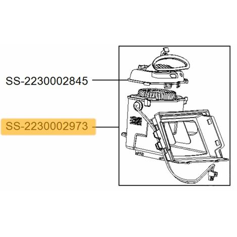 Motore + carter completo - Aspirapolvere - ROWENTA - 4370636