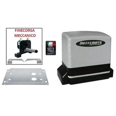 Motore Kv6 600kg 230v Cancello Scorrevole Operatore A Binario Senza Quadro