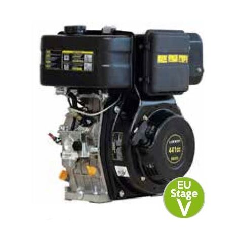 Motore LONCIN completo diesel albero orizzontale cilindrico 25x80 441 cc 9 HP