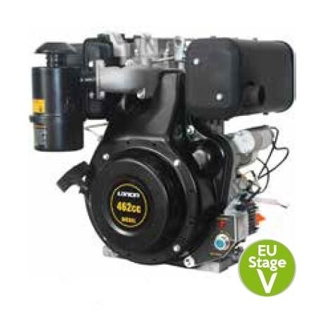 Motore LONCIN completo diesel albero orizzontale conico 462 cc 10 HP 202351
