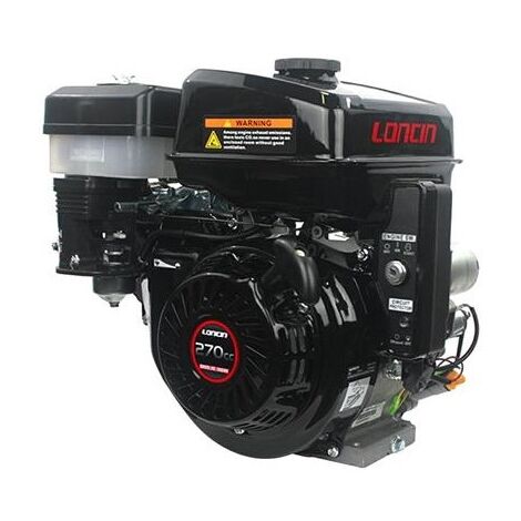 Motore LONCIN conico 23mm 270cc completo benzina a strappo+elettrico