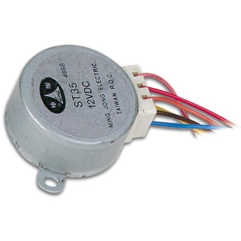 MOTORE PASSO-PASSO 12VDC 60mA (ANGOLO 7,5° / 48 PASSI)