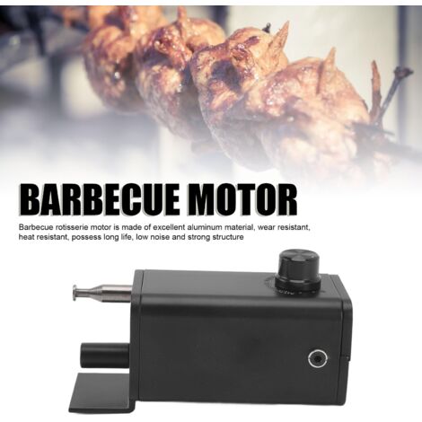 Motore per girarrosto, motore elettrico portatile per barbecue USB con velocità regolabile, potente motore di ricambio per griglia, per barbecue da cucina