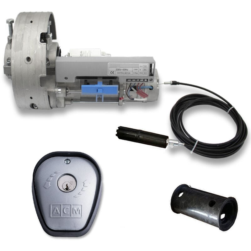 Moteur de volet roulant de garage 180kg avec interrupteur à clé