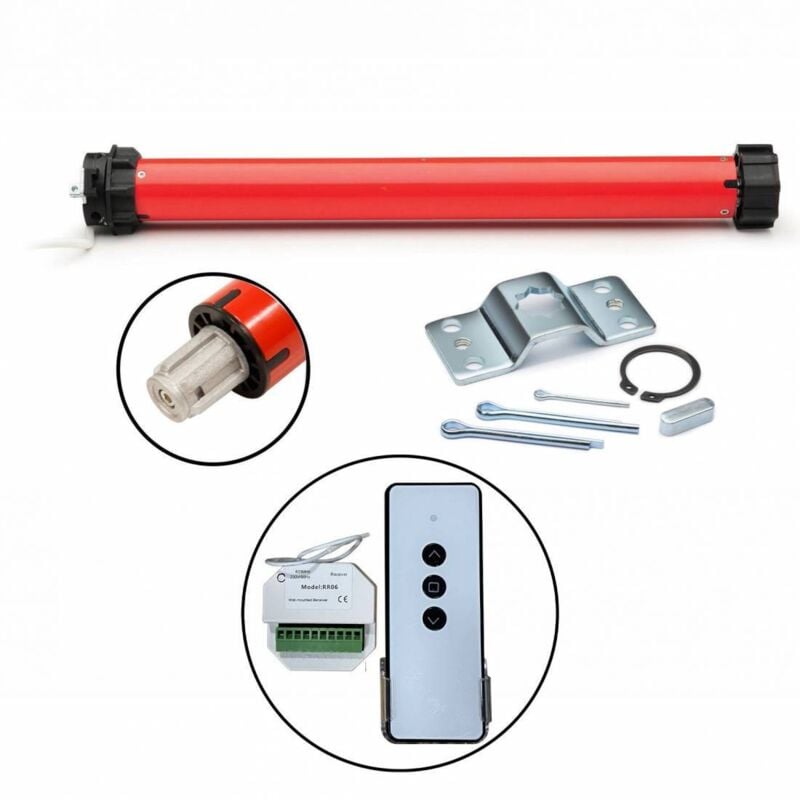 Moteur de volet roulant prestige w / télécommande 20nm