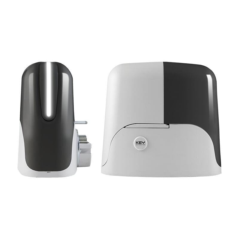 900SUN7024 Motoréducteur pour portails coulissants jusqu'à 700 kg, centrale de commande 24 vdc, 14 a avec système de freinage électrique et fin de