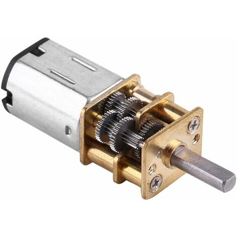 Motoreducteur Reducteur de Vitesse DC 6V Moteur à Engrenages à Couple élevé 1: 1000 pour Jouet Voiture Modèle Réducteur 10/15 / 20RPM(10RPM)