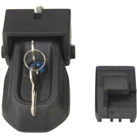 Motorhaubenschloss mit Schlüssel, Diebstahlschutz, Motorhaubenschloss-Set, Ersatz für Jeep Wrangler JL 2018 2019 2020 (schwarz)