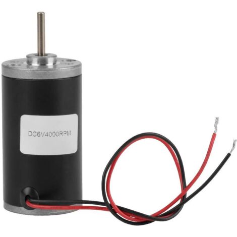 Motori CC, magnete permanente 31ZY 6V / 12V / 24V 3500-8000 giri/min Motore CC a magnete permanente CW/CCW ad alta velocità per generatore fai da te (6V 4000 giri/min)