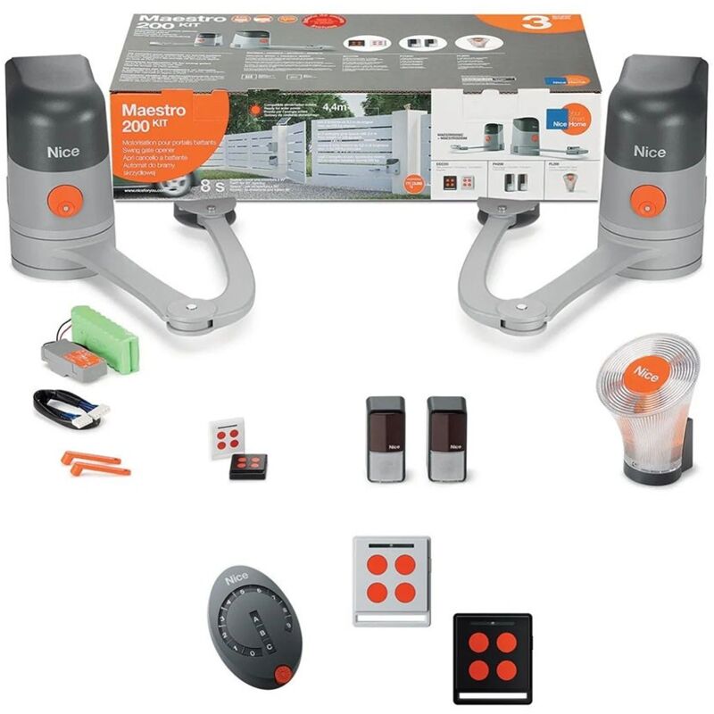Motorisation portail battant MAESTRO200R10/FR07