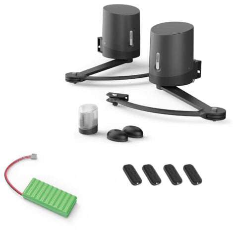 Motorisation avec batterie pour portail à battants Avidsen ORANE510 jusqu'à 5m et 500kg