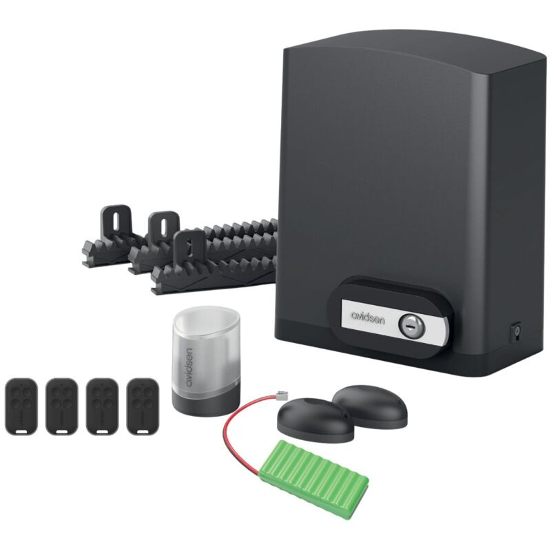 Avidsen – Kit de motorisation pour portail coulissant 4 m