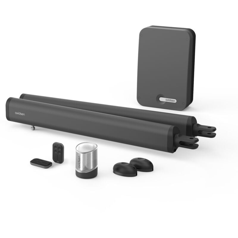 Motorisation connectée à vérins pour portail à battants - Teha Connect Avidsen 114174