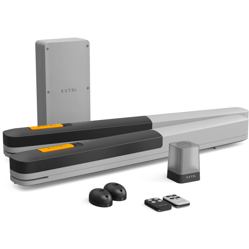 Motorisation connectée à vérins pour portail à battants : 2.5m/250kg par battant - XV250 Extel Umii - 761003