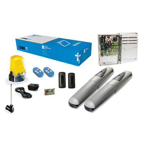 Came – Kit de motorisation de portail battant 24V – Pour portails jusqu'à 3m et 800kg – Moteur silencieux avec encodeur – 8K01MP017