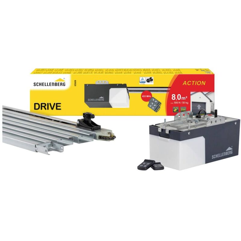 Drive Action 60920 Motorisation pour porte de garage 50 kg - Schellenberg