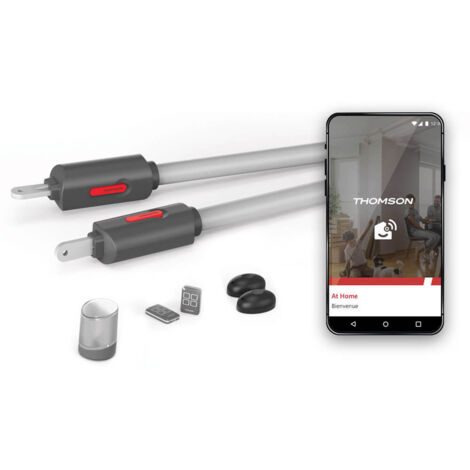 Motorisation téléscopique pour portail à deux battants - Sésame 150 - Thomson - Connecté à votre smartphone Android ou Apple