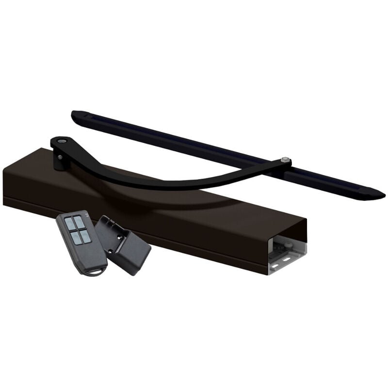 Motorisation pour volet 1 battant slid'up wineo radio - baie 400 à 800 mm - brun et noir