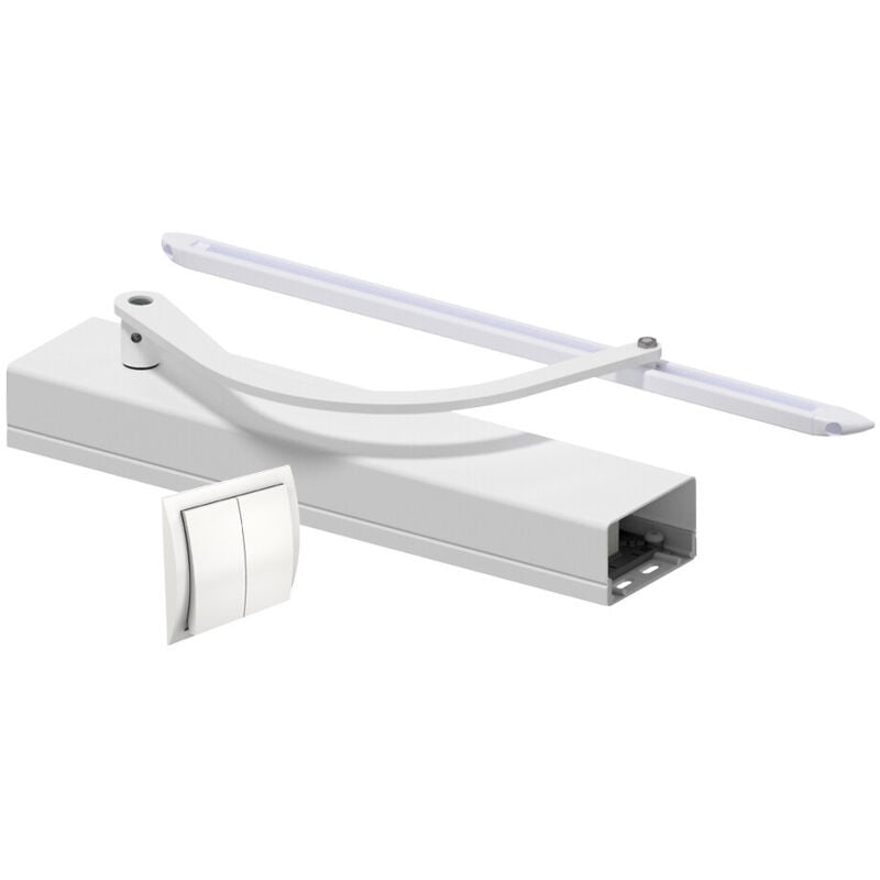 Motorisation pour volet 1 battant slid'up wineo filaire - baie 400 à 800 mm - blanc