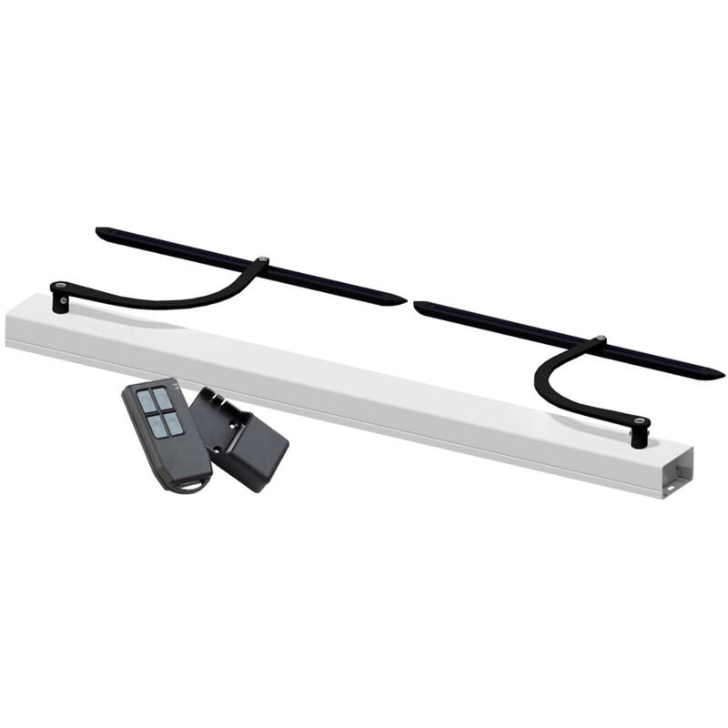 Motorisation pour volet 2 battants slid'up wineo radio - baie 800 à 1500 mm - blanc et noir