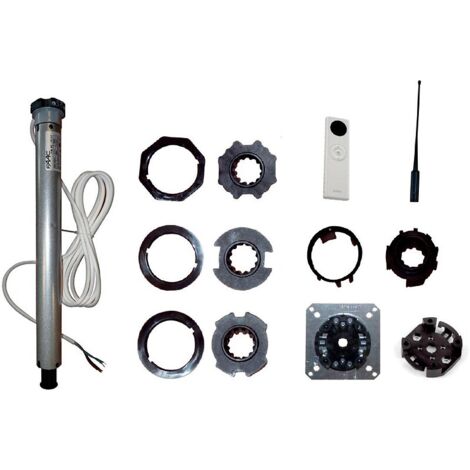 Faac – Kit motorisation volet roulant 15Nm – Compatible aluminium et PVC – Commande radio – Installation simplifiée avec adaptateurs - RENO28