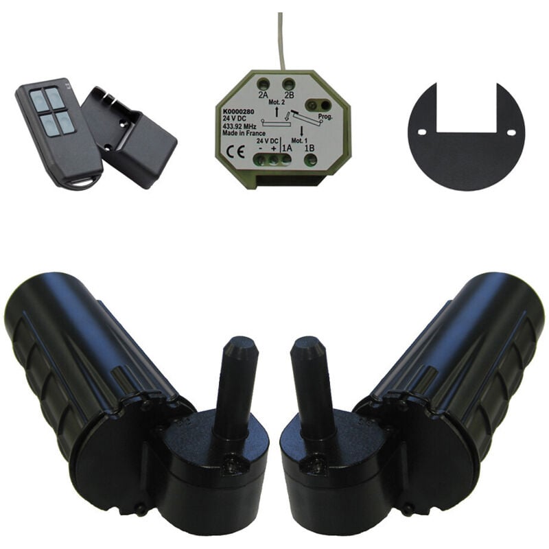 Motorisation pour volet 2 battants slid'up uranus radio - gond ø 12 mm