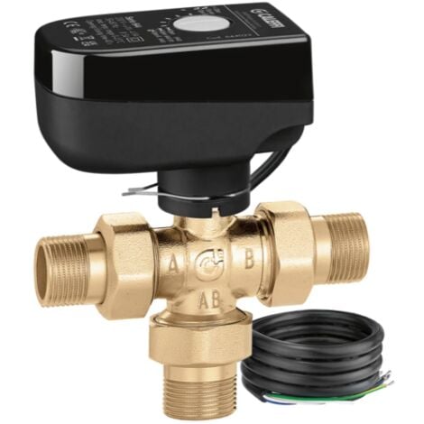 Motorisierter Drei-Wege-Kugelhahn 3/4", Spannung 230V Caleffi 644357  3/4"
