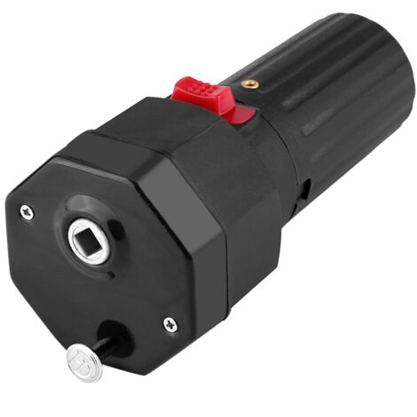Motorisierter Elektrogrill, Betrieb mit 1,5-V-Batterien, Farbe: Schwarz