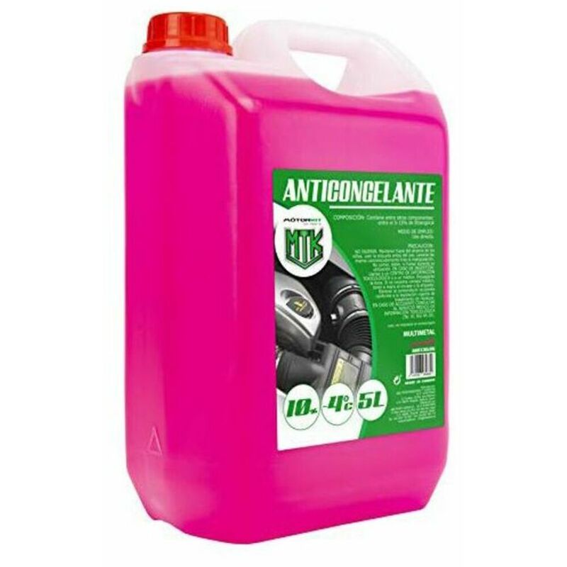 

Anticongelante 4º 10% Rosa (5 L) - Motorkit