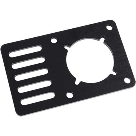 Motormontageplatte, 3D-Druckerteile, Schrittmotor-Montagehalterung, Aluminium-Motorhalterung für NEMA 23-Schrittmotor, eloxiert