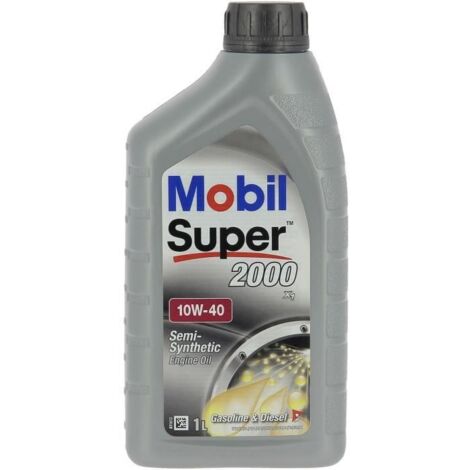 Motoröl 10W-40 Synthese - MOBIL - Super 2000 X1 - Kanister 1L - hochleistungsfähig umweltfreundlich