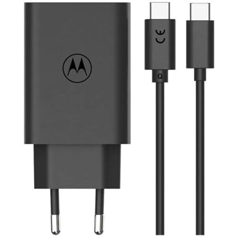 Motorola Ladegerät TurboPower 68 GaN mit 6,5A USB-C-Kabel, Schwarz
